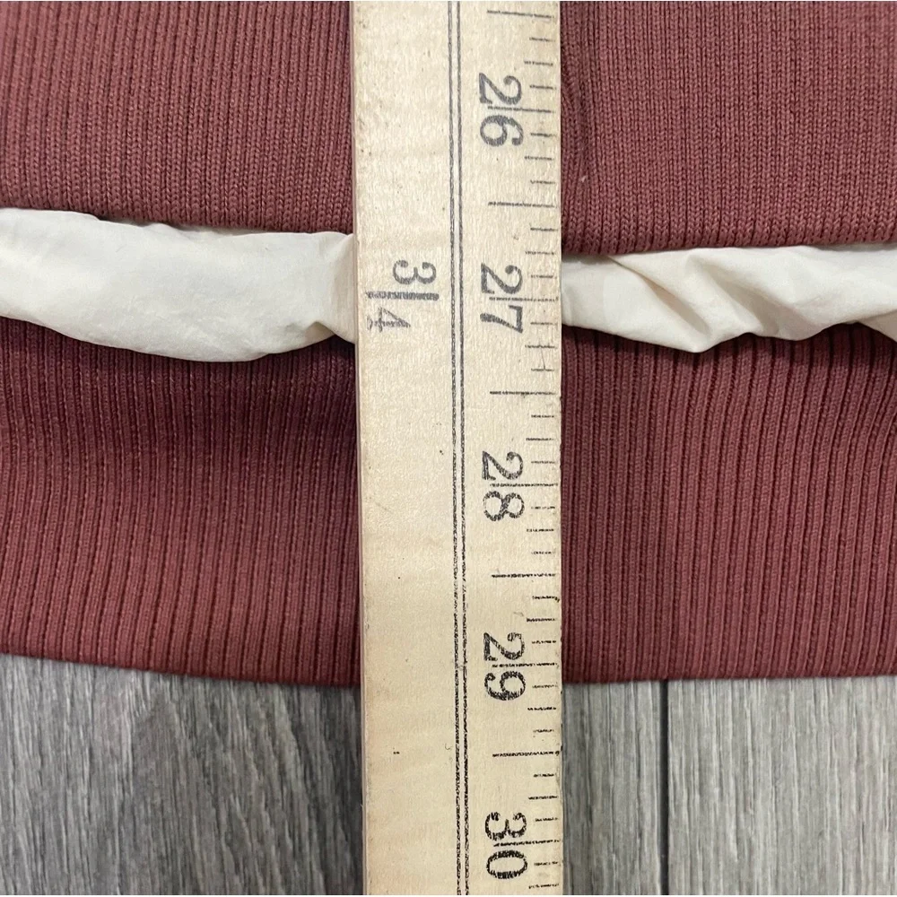 Free People FP Movement Fleecy Sherpa Scrunchy Pippa Jacket Cream Brown Medium‎ - Picture 4 of 12